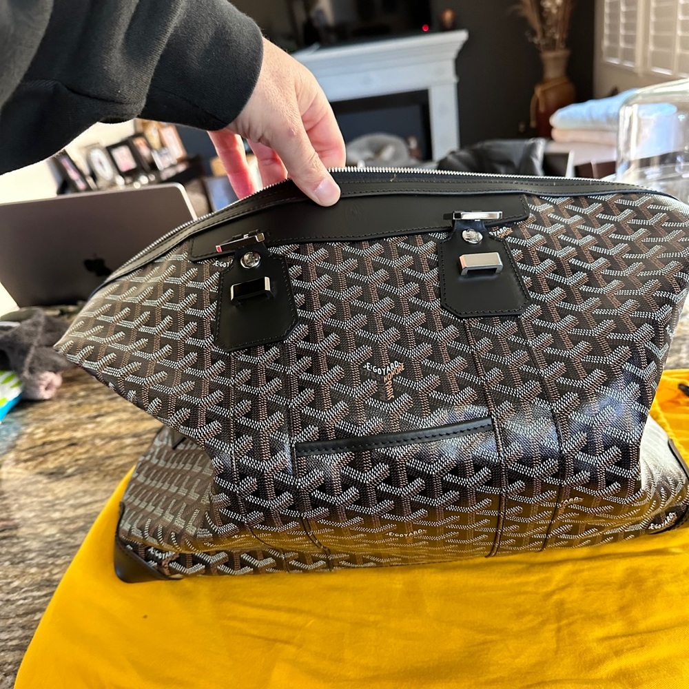 Goyard 45 Boeing duffel bag black